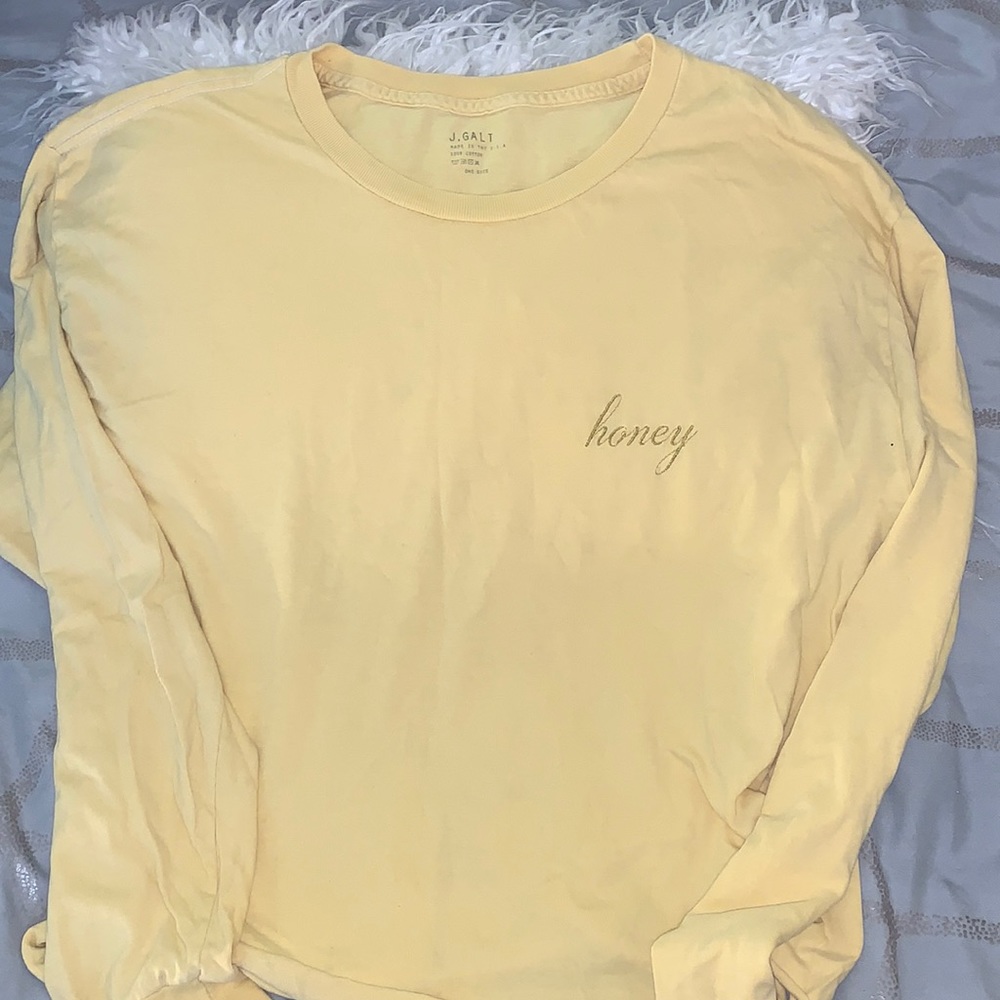 Yellow ‘Honey’ Long Sleeve Top